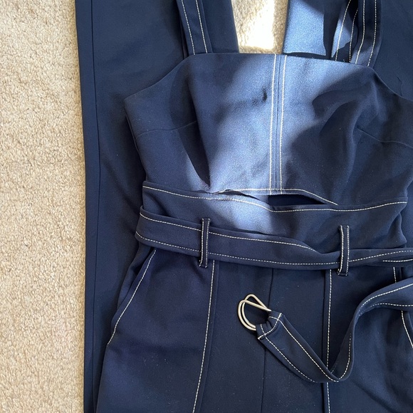 Navy Blue Jumpsuit - Picture 4 of 6